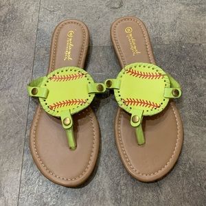 NWT Softball Sandals